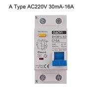 30mA -10A Circuito Interruttore Residuo Corrente Corte Tipo A Sovraccarico Rccb