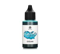 30ml Fluids Alcohol Ink BLUE OCEAN, inchiostro ad alcool per Fluid Art, argilla polimerica e Resin Art, blu