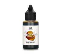 30ml Fluids Alcohol Ink BROWNIE, inchiostro ad alcool per Fluid Art, argilla polimerica e Resin Art, marrone