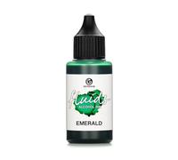 30ml Fluids Alcohol Ink EMERALD, inchiostro ad alcool per Fluid Art, argilla polimerica e Resin Art, verde