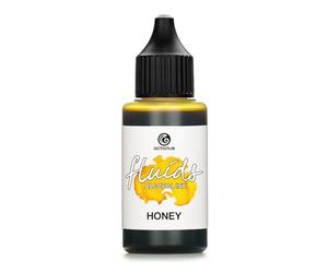 30ml Fluids Alcohol Ink HONEY, inchiostro ad alcool per Fluid Art, argilla polimerica e Resin Art, marrone