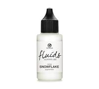 30ml Fluids Alcohol Ink SNOWFLAKE, inchiostro ad alcool per Fluid Art, argilla polimerica e Resin Art, bianco, white, blanco