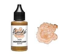 30ml Fluids Alcohol Ink Wonderlamp, inchiostro ad alcool per Fluid Art, argilla polimerica e Resin Art, oro metallico