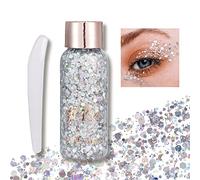 30ml Glitter Corpo, Glitter Gel Corpo,Glitter Body Gel, Glitter Gel Viso per Viso, Unghie, Occhi, Labbra, Capelli, Corpo, per Musica, Festival, Feste in Maschera