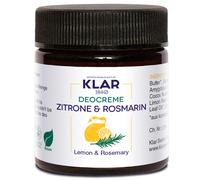 30ml KLAR Crema deodorante al limone e rosmarino