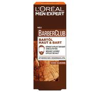 3x 30ml L'Oreal Men Expert Barber Club Olio Barba Bändigt Pelle & Con Olio-Cedro
