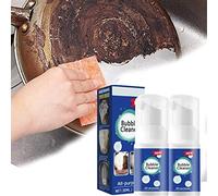 30ml MOF CHEF Cleaner Powder, Ivila Bubble Cleaner, Foaming Heavy Oil Stain Cleaner, Mof Chef Kitchen Cleaner Powder, Bubble Cleaner Foaming All Purpose Powerful Stain Removing (2pcs)
