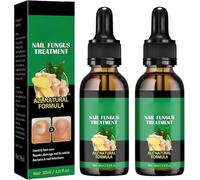 30ml Nail Treatment, Ginger Nail Growth Serum, Ginger Nail Growth and Strengthener, Nail Treatment,Ginger Cuticle Care Oil for Nails (2 Pcs)
