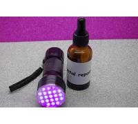 30ML Resina UV, Colla per Riparazione Cristallo, Vetro, Metallo, 21 Led Torcia