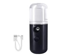30ml Viso Mister Mini Water Mister USB Ricaricabile Pratico Spruzzatore di Nebbia per Idratare Idratante Cura Della Pelle Trucco Nero Viso Nebbia