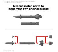 30MM 1/144 OP PRT SET 21 MULTI MISSILE 1 Model Kit Bandai Model Kit Gunpla