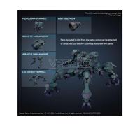 Bandai Hobby - Armored Core VI Fires of Rubicon - #03 Balam Industries BD-011 Melander Liger Tail 30 MM 1/144 Model Kit