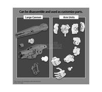 BANDAI SPIRITS(バンダイ スピリッツ) 30MM Optional Parts Set 11 (Large Canon/Arm Unit) 1/1