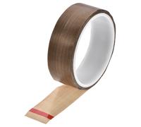 30mm PTFE Rivestito Tessuto Nastro Marrone Alta Temperatura Nastro 10m/32.8ft