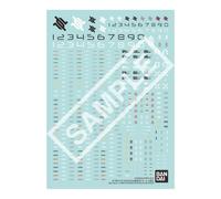 Bandai SPIRITS(バンダイ スピリッツ) Decalcomanie per trasferimento d'acqua universali da 30 mm (30 minuti) (2)