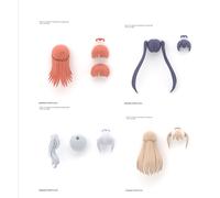 30MS OPT HAIR STYLE PARTS VOL 7 ALL 4 TY MODEL KIT BANDAI MODEL KIT