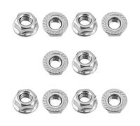 30Pack M8 Flangia Seghettata Dadi Esagonali M8125mm Esagono Autobloccanti