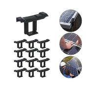 30pc Solar Panel Frames Water Drained Clip Thickness 30mm Pv Panels Auto Remove Stagnant Water Dust Outdoor Tool