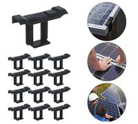 30Pc Solar Panel Frames Water Drained Clip Thickness 30mm PV Panels Auto Remove Stagnant Water Dust
