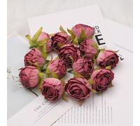 30pcs 3-4cm Artificiale Rose Testa Finto Boccioli di Rosa Fiore Interno Casa