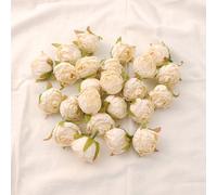 30pcs 3-4cm Artificiale Rose Testa Finto Boccioli di Rosa Fiore Interno Casa