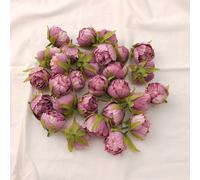 30pcs 3-4cm Artificiale Rose Testa Finto Boccioli di Rosa Fiore Interno Casa