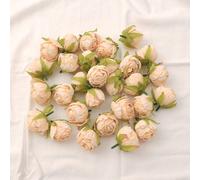 30pcs 3-4cm Artificiale Rose Testa Finto Boccioli di Rosa Fiore Interno Casa