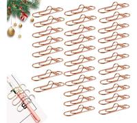 30PCS 3 Colors Heart Pen Clip Metal Pencil Clips Multifunctional Rose Gold Silver Carbon Steel Paperclip, Paperclip Pens Holder, Heart Shaped Metal Pens Clip for Students, and Teachers (Pink-30pcs)