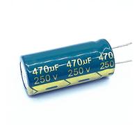 30pcs ad alta frequenza a bassa impedenza 250v 470UF condensatore elettrolitico in alluminio Size18X40mm 470UF Dispositivi elettronici