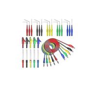 30pcs Back Probe Kit, 4mm Banana Plug To Copper Clips Test Leads Kit, Automotive Test Leads Set For