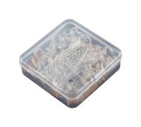 30Pcs Bottiglia dei desideri di Vetro Bottiglia Alla deriva Creativo Ornamento di Vetro Set Pendenti Portatile Per Gioielli Artigianato Bottiglie
