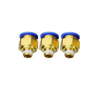 30pcs BSPT PC14-02 Air Fitting 14mm to 1/4'' Pneumatic Connectors male straight one-touch fittings
