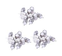 30Pcs Connettore UHF Maschio PL259 Plug Solder RG8 RG213 LMR400 7D-FB Cavo Argento