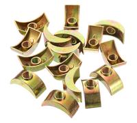 30pcs Dadi M6 a Mezzaluna per Zinc Alloy, Rondelle Filettate Bronzo