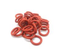 30Pcs Diametro esterno M12-M46 Red Silicon O-Ring ad alta temperatura dell'alimento del silicone tipo di olio guarnizione di tenuta Rondella, 12×5×3.5mm