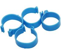 30pcs diametro interno 25mm pollame anello a fibbia tipo clip anelli pollo anatra d'anatra oca tacchino pollame agricoltura, Blu