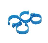 30pcs diametro interno 25mm pollame anello a fibbia tipo clip anelli pollo anatra d'anatra oca tacchino pollame agricoltura, Blu