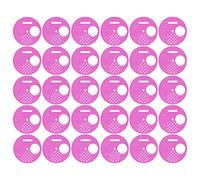 30pcs Disco di ingresso della porta dell'alveare in plastica di uscita rotonda Exit Vent Apicoltura accessorio (Viola)