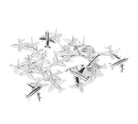 30pcs E PLAN PINS PINS per Tavola di Sughero E Eboard - Deco Thumbtacks in C Box, Silver H Facile Organizzazione