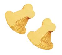 30pcs fai da te tag regalo di legno tag osseo modellazione etichetta unica chic