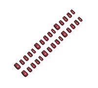 30pcs False Nails Cats Eye Short Press On Nails Easy Application Avivi Manicure Per Pendolarismo O Feste Retrò Art Art