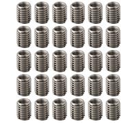 30pcs Filettato Inserti Interno M6 1.0 M8 1.25 Lungo 10MM Maschio Femmina Dado
