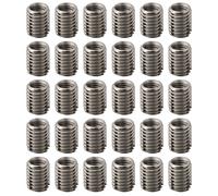 30pcs Filettato Inserti Interno M6 1.0 M8 1.25 Lungo 10MM Maschio Femmina Dado