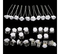 30Pcs Forcine Capelli Rosa Mollette per Capelli Da Sposa Fermagli Spirali per Ca