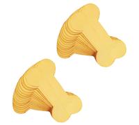 30pcs in legno tag a forma di osso tag creativo regalo imballaggio tag