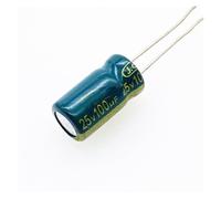 30pcs/lot 25V 100UF 6 * 12 High Frequency Low Impedance Aluminum Electrolytic Capacitor 100uf 25v 20% RUAJOGYNVM