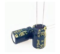 30pcs/lot 25V 470UF 8 * 12 High Frequency Low Impedance Aluminum Electrolytic Capacitor 470uf 25v 20% RUAJOGYNVM