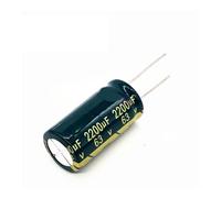 30pcs/lot H074 high frequency low impedance 63V 2200UF aluminum electrolytic capacitor size 18 * 35 2200UF 63V 20% RUAJOGYNVM