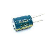 30Pcs/lot High frequency low impedance 400V 6.8uF aluminum electrolytic capacitor size 10 * 13MM 20% NWPNLXEA