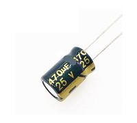 30pcs/lot T10 25V 470UF Low ESR/Impedance high frequency aluminum electrolytic capacitor size 8 * 12 470UF25V 20% NWPNLXEA